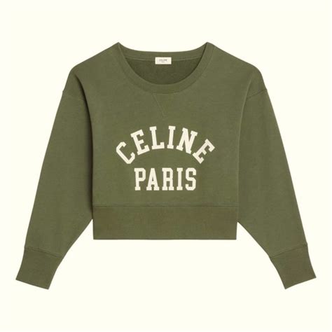 celine crop sweatshirt.